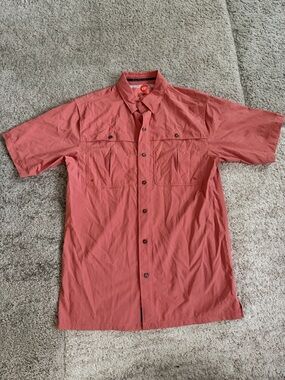 Bass Pro Shops Coral Short Sleeve Button-Up Shirt